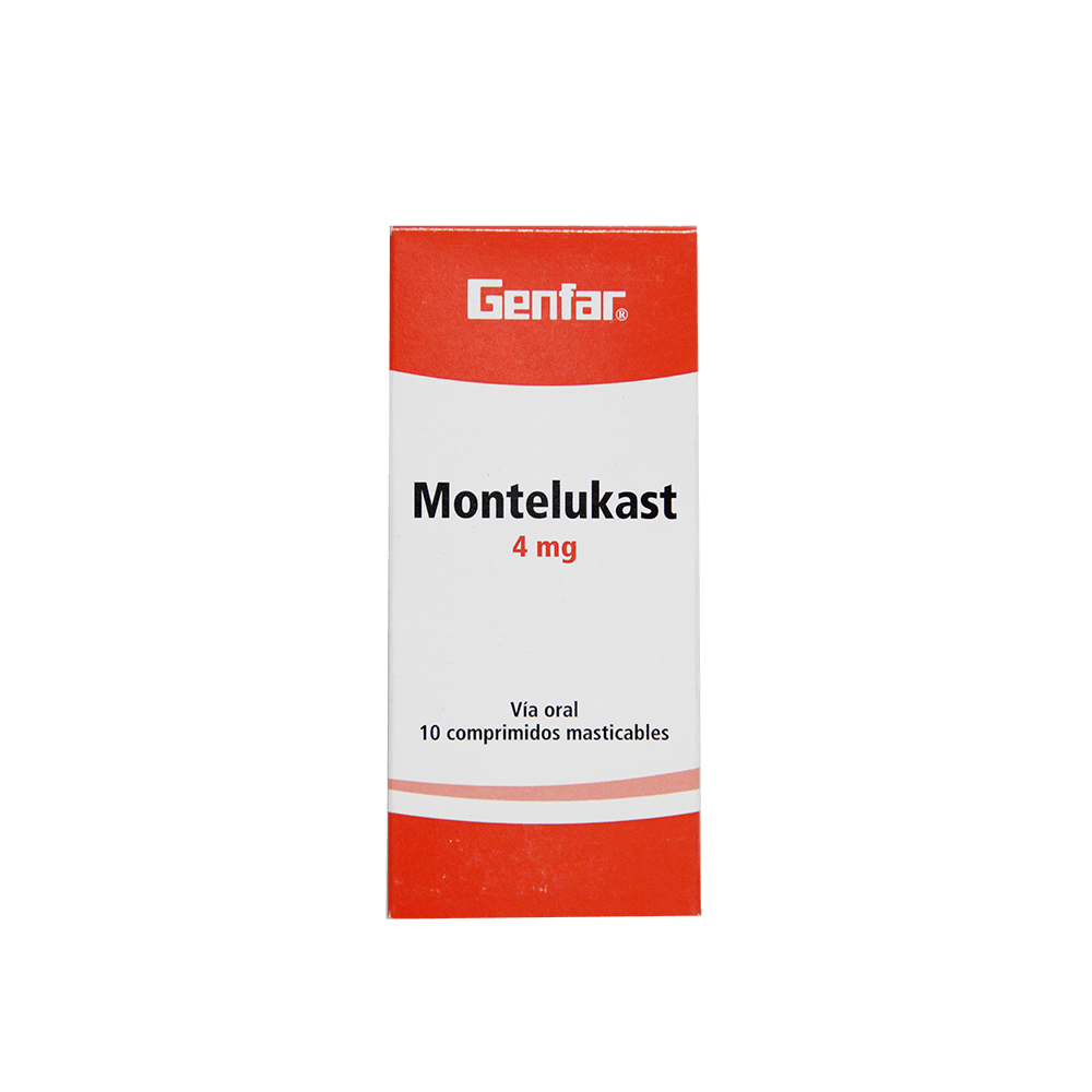 montelukast 4mg + precio