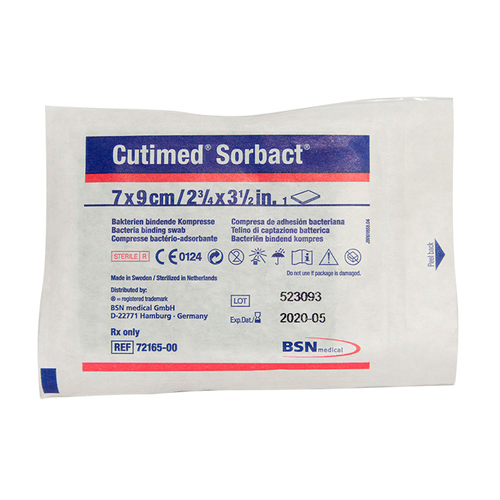 7702003009556 UPC Aposito Cutimed Sorbact Compresa 7CM X9C