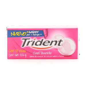Chicle Cool Bubbletrident X18Und