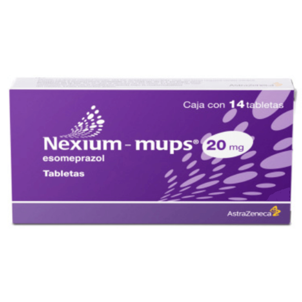 Nexium esomeprazol 20 mg presentacion