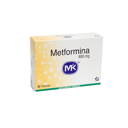 pastilla metformina de 850 mg