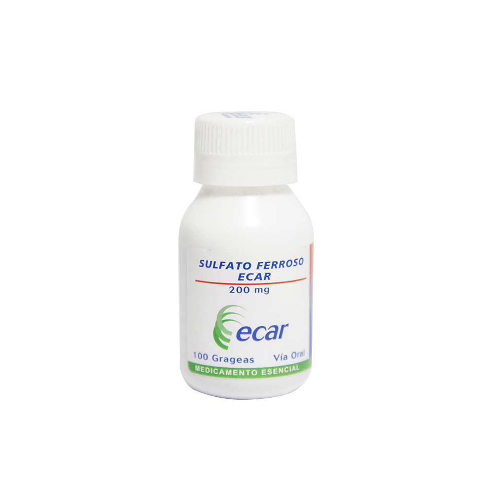 Sulfato Ferroso 200Mg Fcox100Grageas