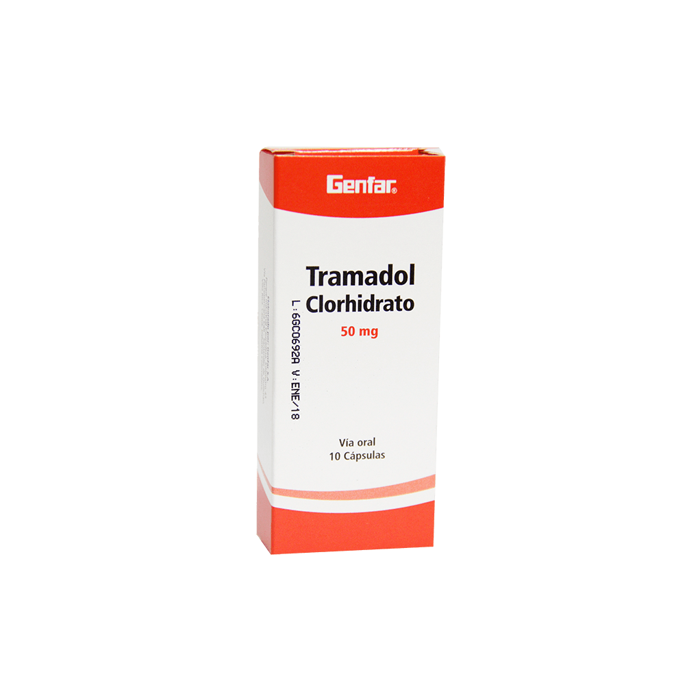 Genfar Tramadol 50Mg Caja X 10 Capsulas-LocatelColombia - locatelcolombia