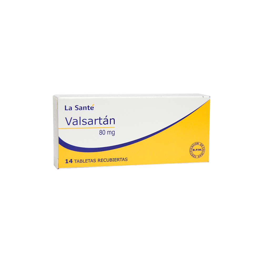 Valsartan 80 Mg X 14 Tabletas La Sante