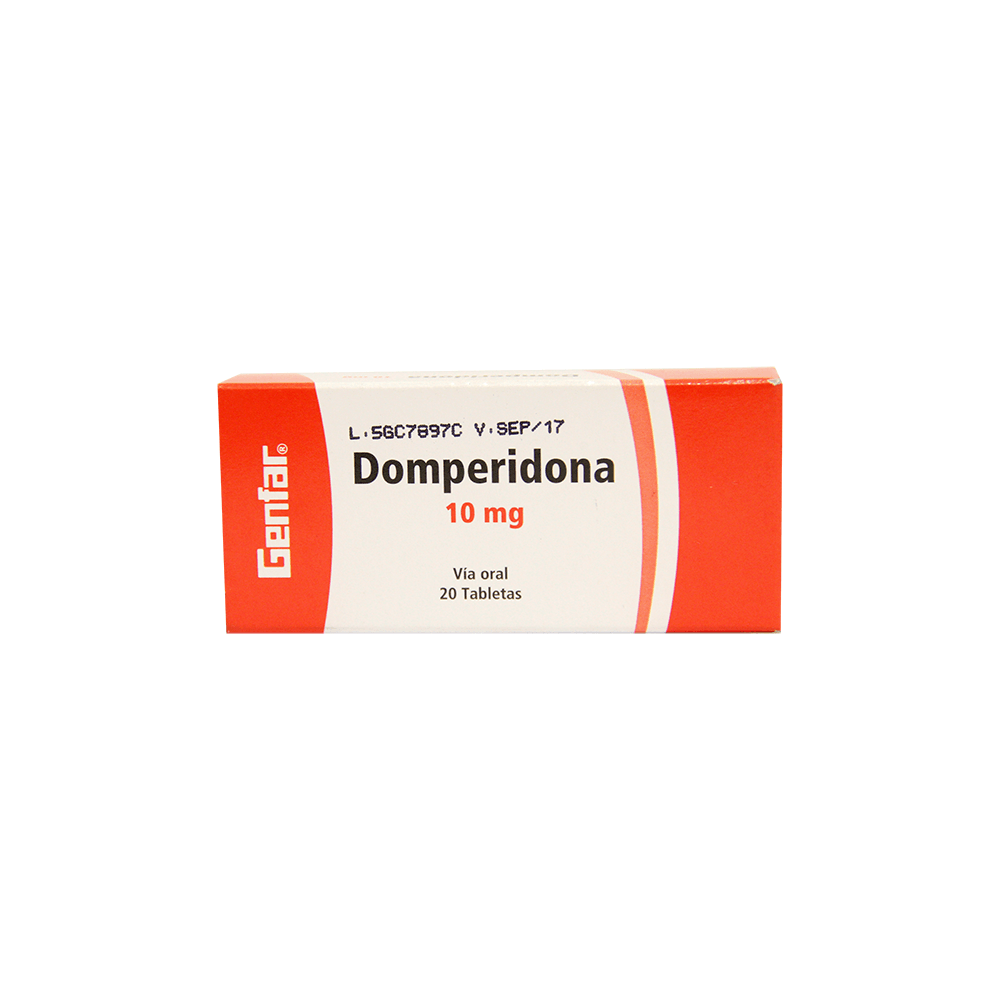 Genfar Domperidona 10Mg Caja X 20 Tabletas