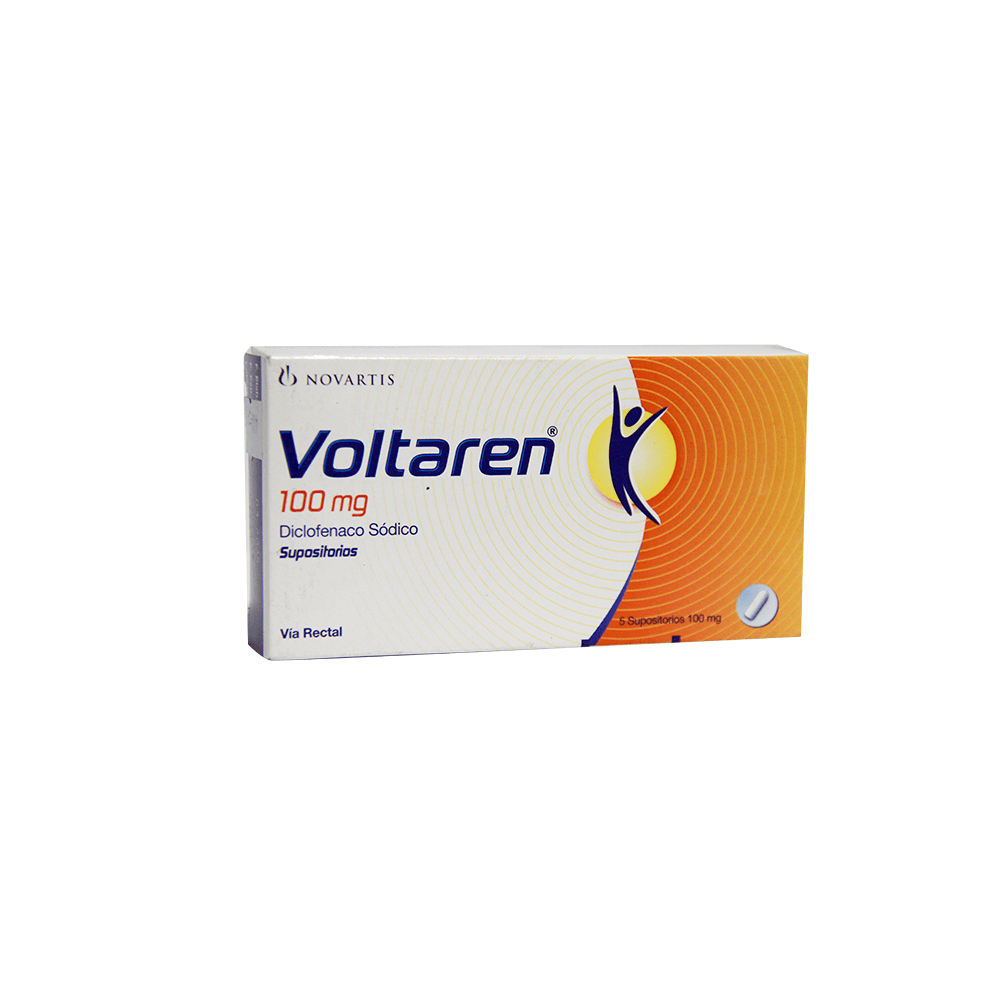 Voltaren 100Mg X 5 Supositorios