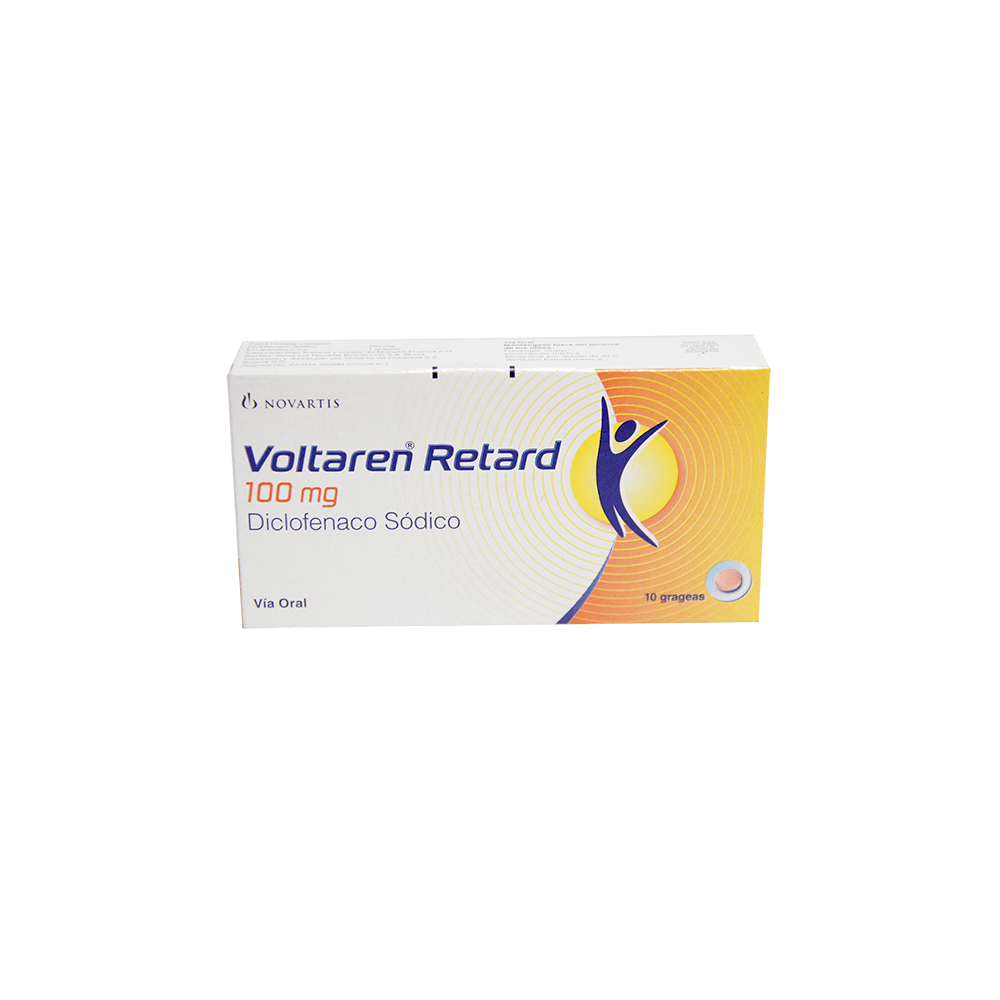 Voltaren Retard 100Mg X 10 Grageas