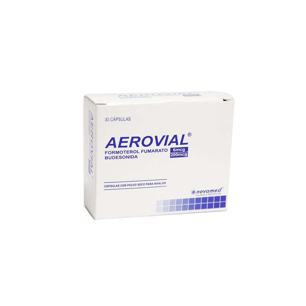 Aerovial 200 Mcg + 6 Mcg Caja X 30 Caps