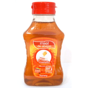 Miel De Abejas Apiarios Mielatto Pura Natural Tarro x 340 Gr