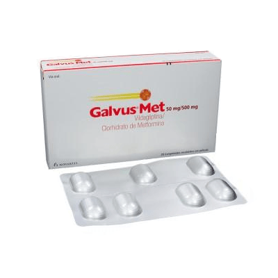 Galvus Met 50/500Mg Caja X 28 Comprimidos