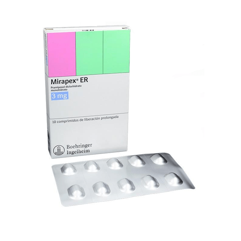 Mirapex Er 3Mg Comprimidos Caja X 10