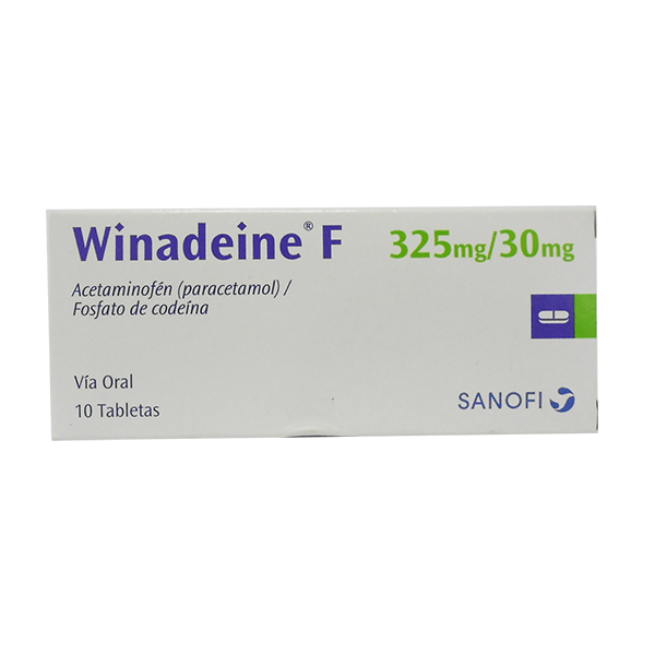 Winadeine F Tabletas 325/30Mg X 10 Und
