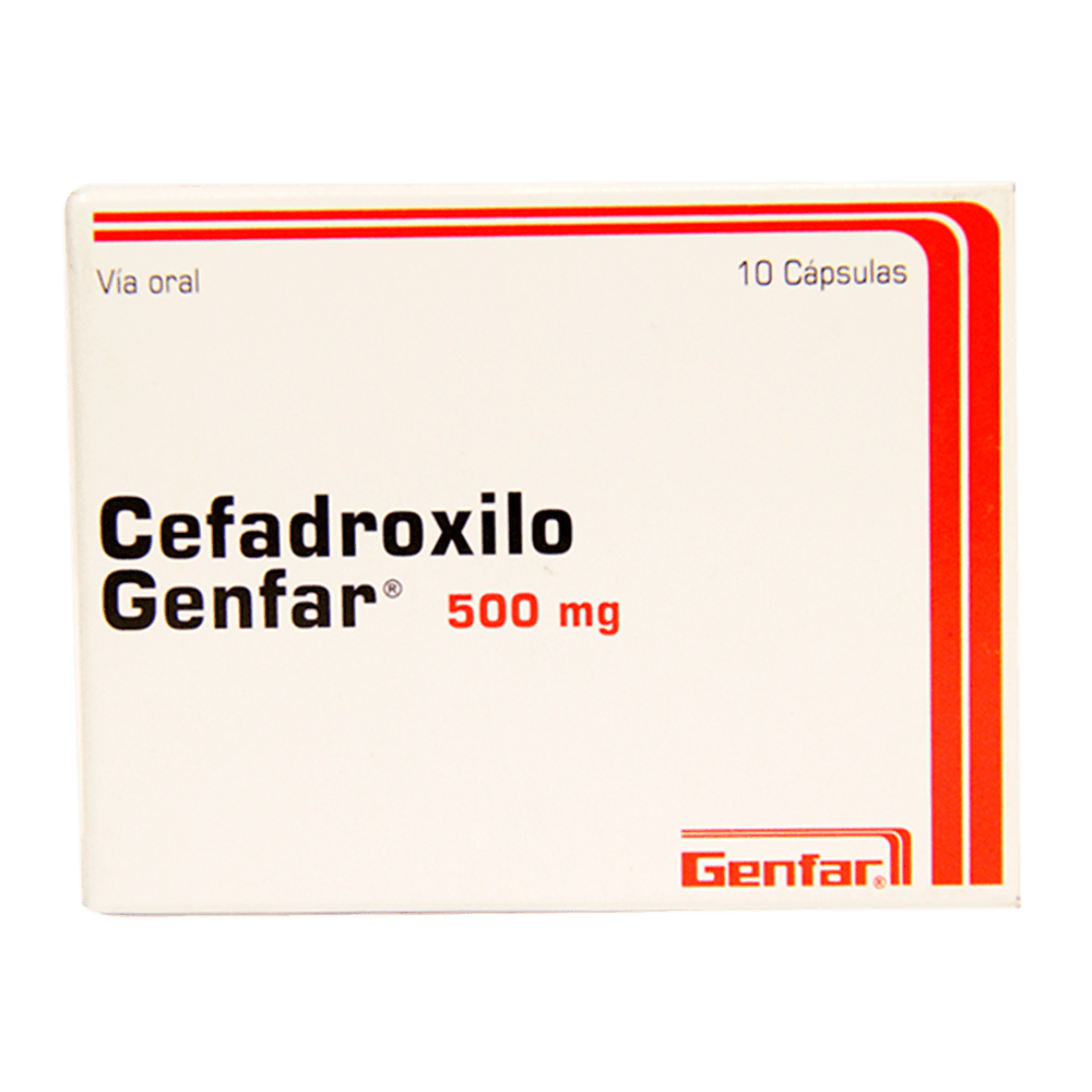 Genfar Cefadroxilo 500Mg Caja X 10 Capsulas