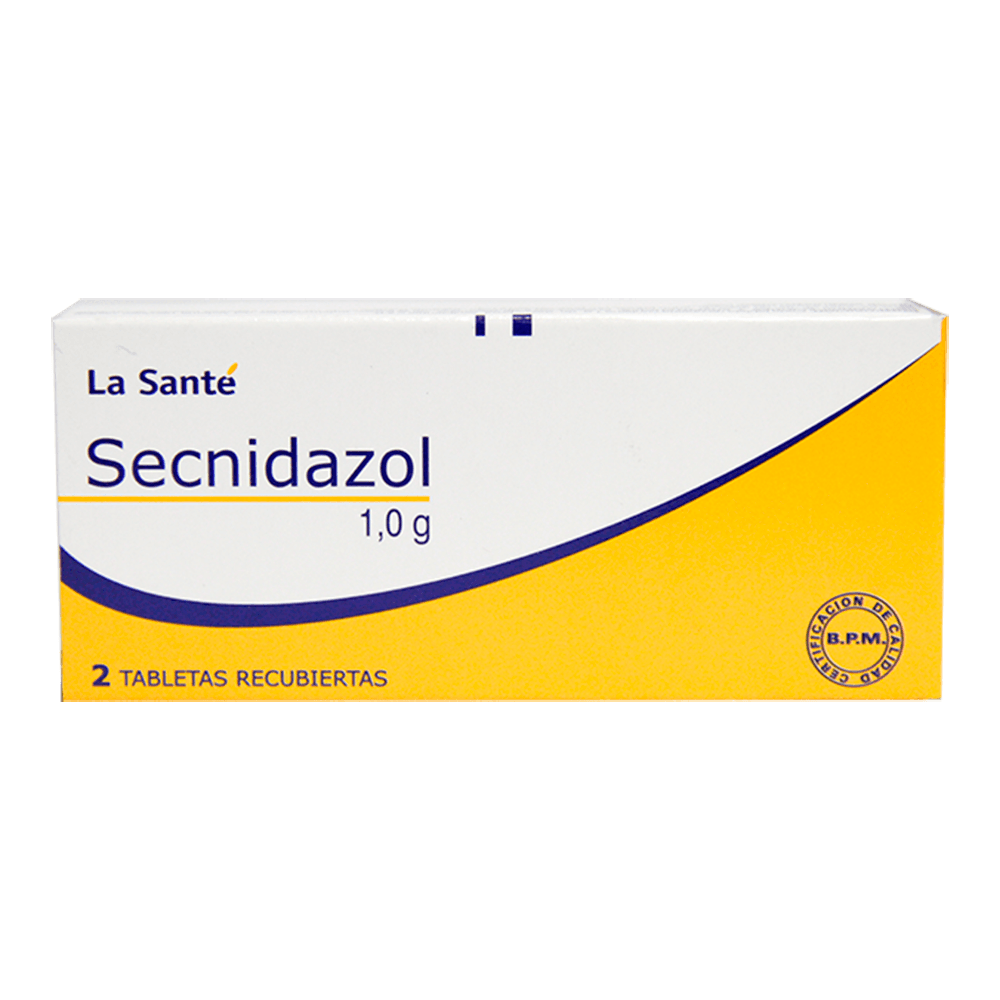Secnidazol 1.0Gr X 2 Tabletas