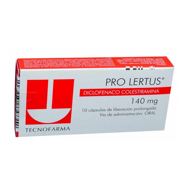 Prolertus 140Mg X 10 Capsulas