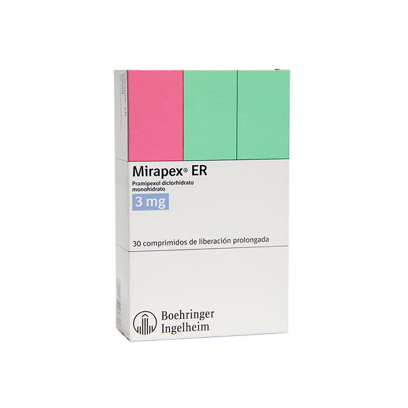 Mirapex Er 3Mg Caja X 30Com(Producto Regulado