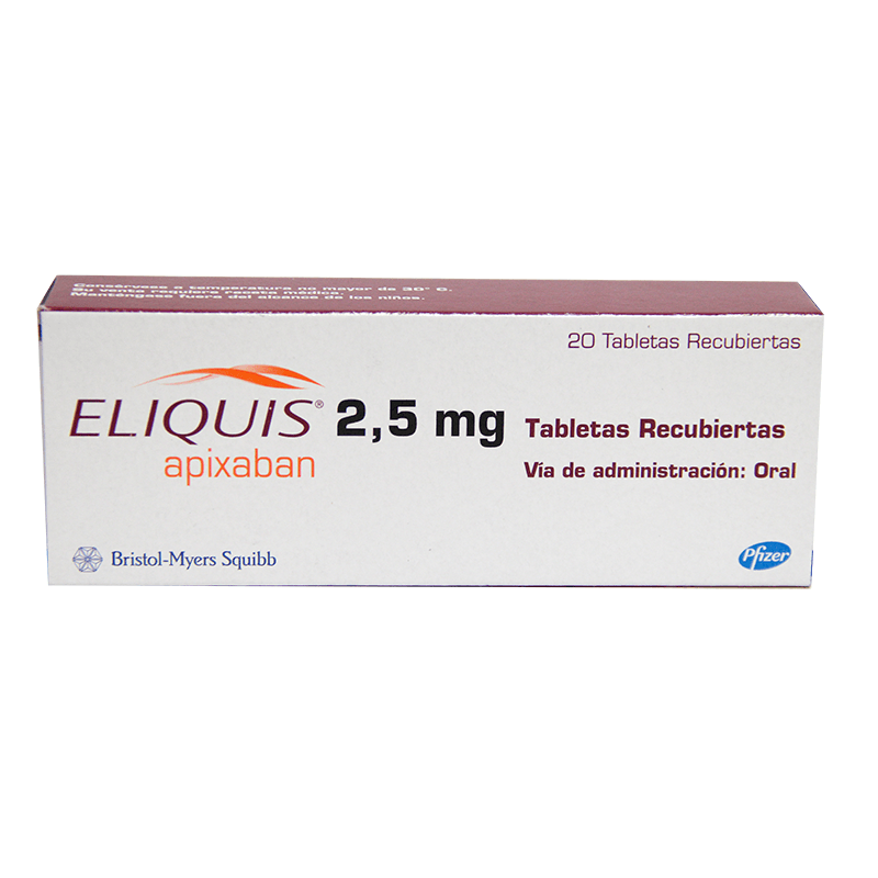 Eliquis 2.5Mg X 20 Tabletas