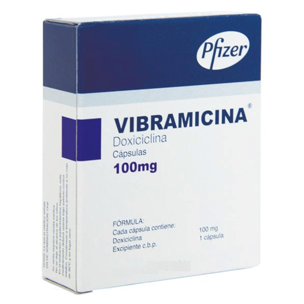 Doxiciclina Cápsulas De 100 Mg