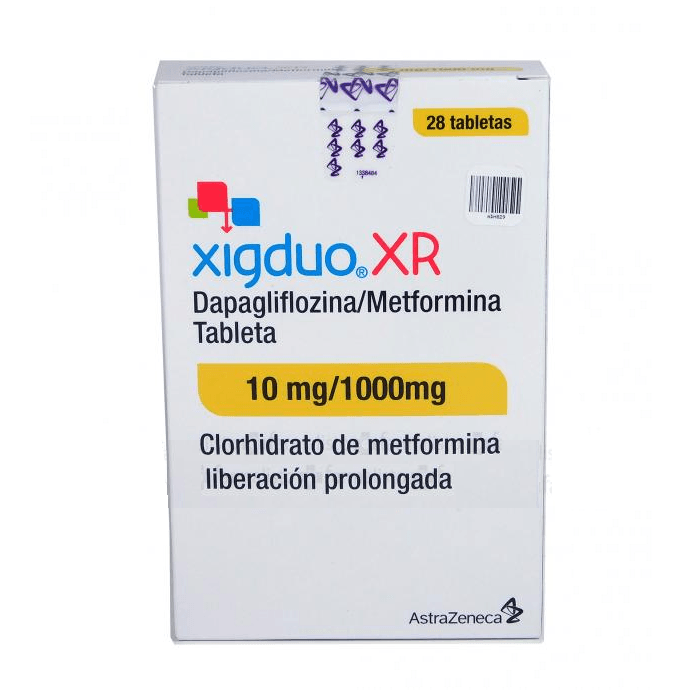 Xigduo Xr 10/1000Mg Caja X 28 Tabletas