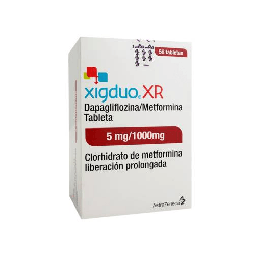 Xigduo Xr 5/1000Mg Caja X 56 Tabletas