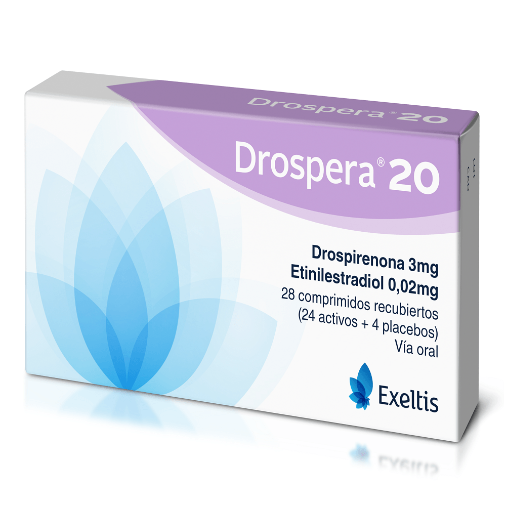 Drospera 3Mg/0.02Mg Caja X 28 Comprimidos Recubiertos