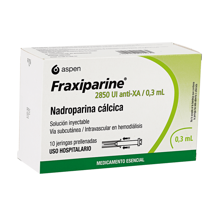 Fraxiparine Sln Iny X 03ml X 10 Jeringas Prellenadas