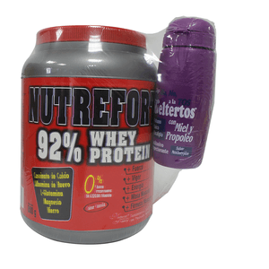 Proteina Nutrefort Vainilla Whey 800Gr + Obsequio