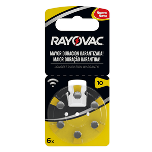 Bateria Auditiva Rayovac #10 X 6Und