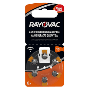 Bateria Auditiva Rayovac #13 X 6Und