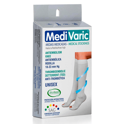 Media Medic Varic Rodilla Beige Opaca 8-15 Talla M MEDIVARIC