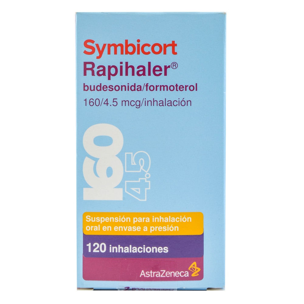 Symbicort Rapihaler Inhalador 160/4.5mcg X 120 Dosis