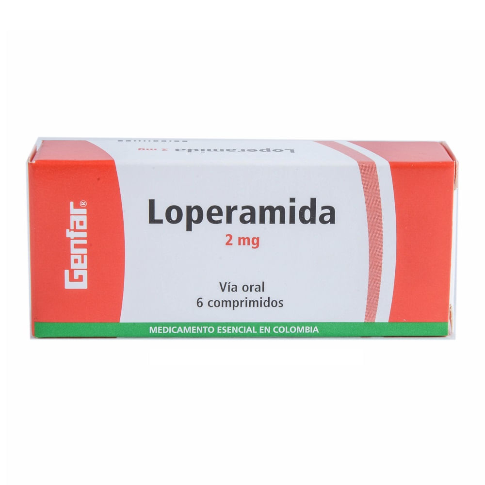 Genfar Loperamida 2Mg X 6 Comprimidos
