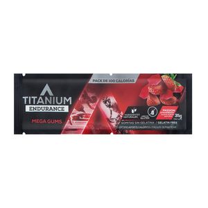 Gomitas Deportivas Titanium Mega Gums Fresa X 35G