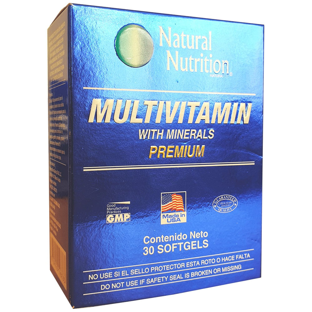 Multivitamin Premium Natural Nutrition X 30 Capsulas Locatel Colombia locatelcolombia