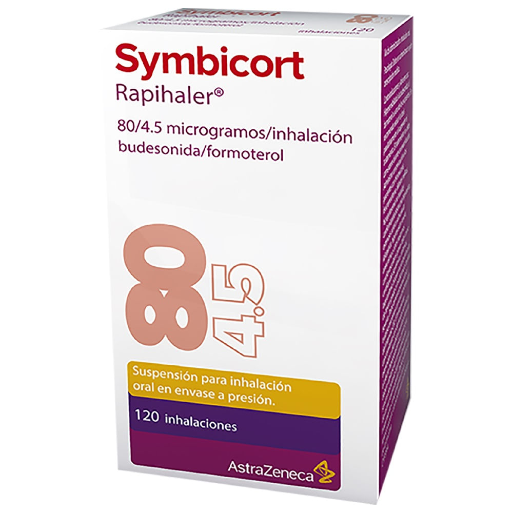 Symbicort Rapihaler Inhalador 80/4.5Mcg X 120 Dosis