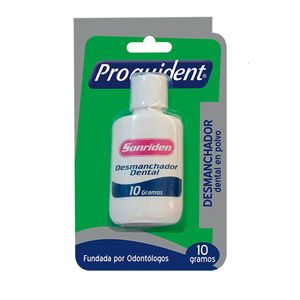 Desmanchador Dental En Polvo Proquident X 10Gr