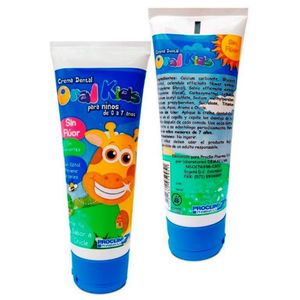Crema Dental Oral Kids Sin Fluor X 75G