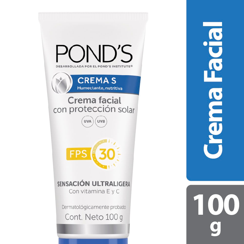 Crema Facial Ponds S Proteccion Solar Fps 30 X 100g Locatel Colombia Locatelcolombia