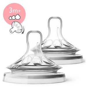Tetina Avent Natural Flujo Variable 3 Meses X 2 und