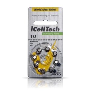Pila Icelltech Platinum 10 Pr70 X 8Und