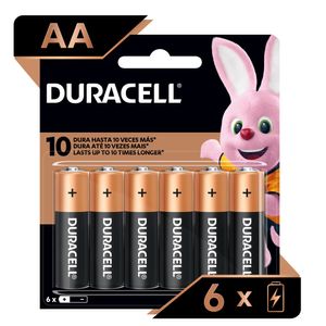 Duracell Pilas Alcalinas Aa De Larga Duración - Pack De 6