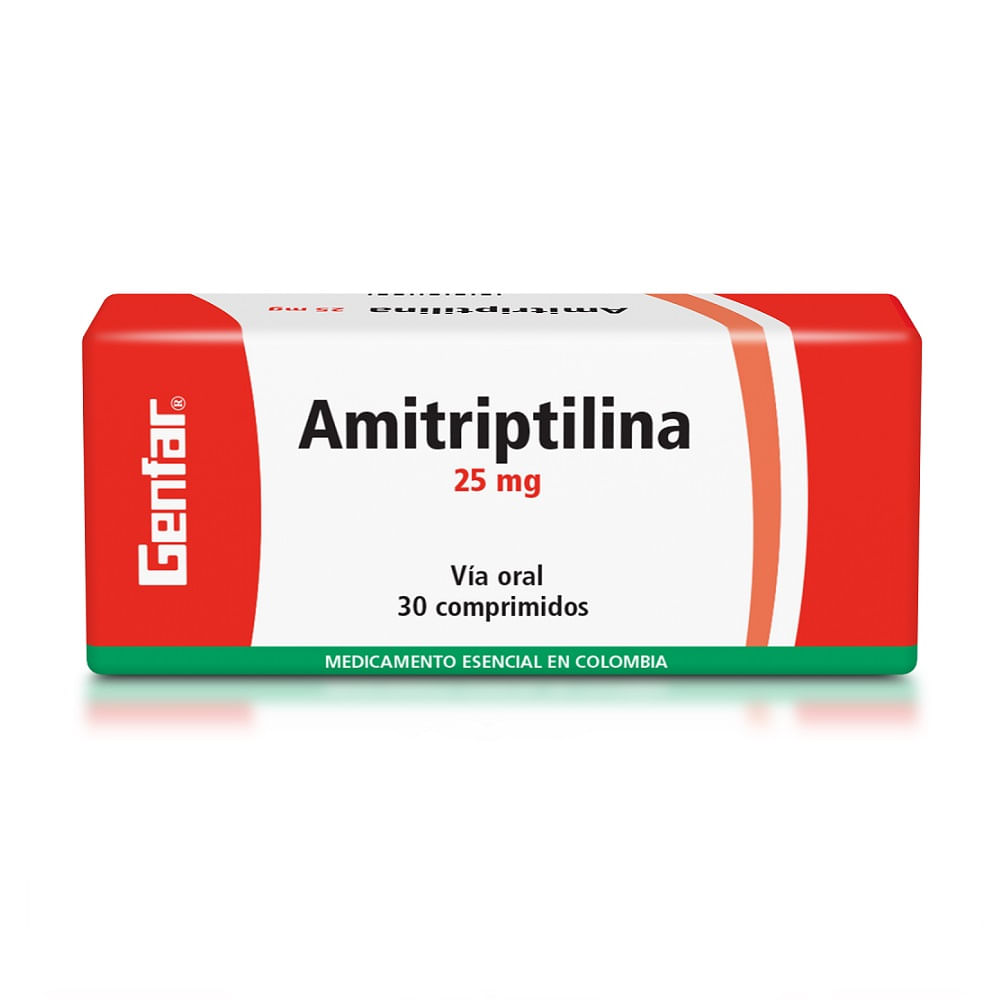 Amitriptilina 25Mg X 30 Comprimidos