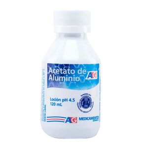Acetato De Aluminio Frasco Ag X 120Ml