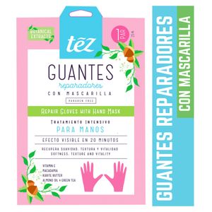 Guantes Reparadores Tez Con Mascarilla Para Manos