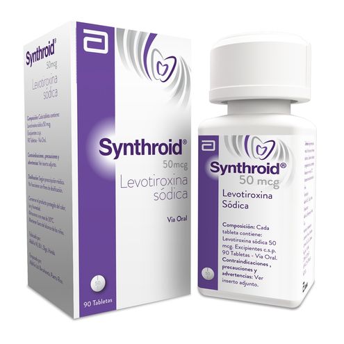 Synthroid 50Mcg X 90 Tabletas Locatel Colombia Locatelcolombia   7702870924273 1 SYNTHROID 50MCG X 90 TABLETAS 