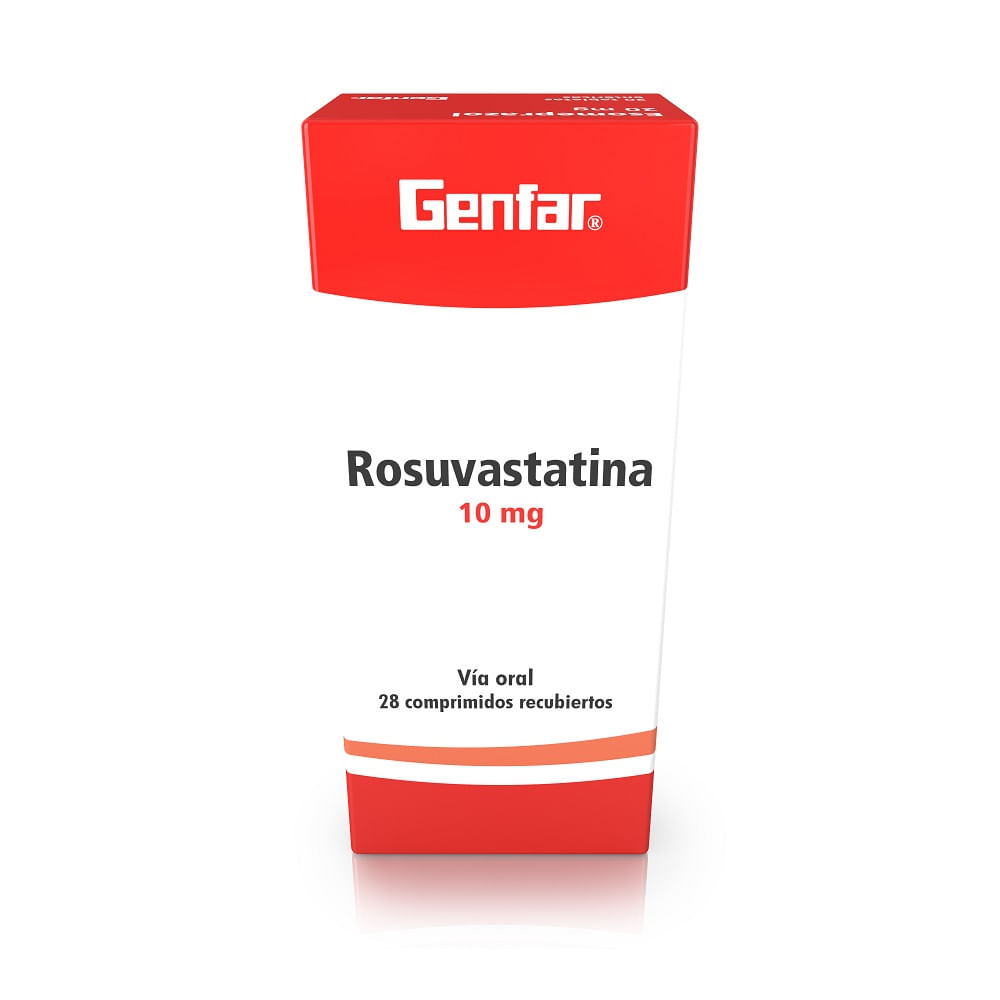 Rosuvastatina Genfar 10Mg X 28 Comprimidos Recubiertos