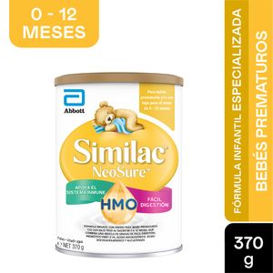 Fórmula Infantil Especializada Similac NeoSure Prematuros 0-12 Meses Lata x 370 gr