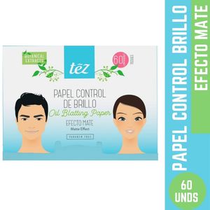 Papel Facial Tez Limpiador De Grasa X 60Und
