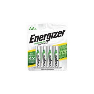 Pila Energizer Recharge Universal Aa X 4Und