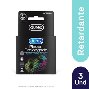 Condon Durex Placer Prolongado X 3Und